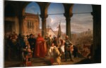 The Dedication of Trieste to Austria by Cesare Felix dell' Acqua