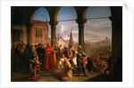 The Dedication of Trieste to Austria by Cesare Felix dell' Acqua
