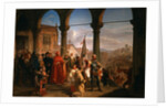 The Dedication of Trieste to Austria by Cesare Felix dell' Acqua