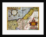 Palestine and the Promised Land by Abraham (after) Ortelius