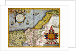 Palestine and the Promised Land by Abraham (after) Ortelius
