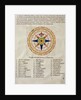 Wind rose with the 32 winds ofthe world by Joan Blaeu
