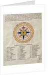 Wind rose with the 32 winds ofthe world by Joan Blaeu