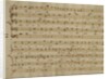 Score of the Kyrie Eleison from the 'Messa a quattro voci', 18th century copy by Giovanni Pierluigi da (after) Palestrina