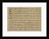 Score of the Kyrie Eleison from the 'Messa a quattro voci', 18th century copy by Giovanni Pierluigi da (after) Palestrina