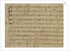 Score of the Kyrie Eleison from the 'Messa a quattro voci', 18th century copy by Giovanni Pierluigi da (after) Palestrina