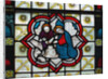 Stained glass window, detail of a Nativity scene, 14th century by Anonymous
