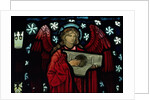 Detail of the Angel Musician, made by William Morris and Co., 1882 by Edward Coley Burne-Jones