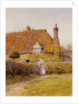 Sunflower Cottage by Helen Allingham