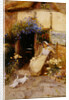 At the Cottage Door, 1913 by Thomas Mackay