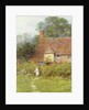 By the Cottage Gate by Helen Allingham