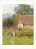By the Cottage Gate by Helen Allingham