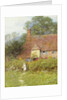 By the Cottage Gate by Helen Allingham