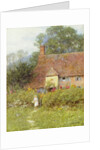 By the Cottage Gate by Helen Allingham