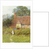 By the Cottage Gate by Helen Allingham