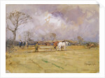 The Plough Team, 1905 by John Atkinson