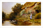 A Rustic Retreat by Arthur Claude Strachan