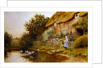 A Rustic Retreat by Arthur Claude Strachan