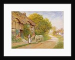 Outside the Village Inn by Arthur Claude Strachan