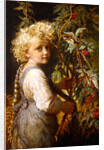 Gathering Red Berries by Karl Wilhelm Friedrich Bauerle