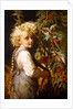 Gathering Red Berries by Karl Wilhelm Friedrich Bauerle