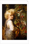 Gathering Red Berries by Karl Wilhelm Friedrich Bauerle
