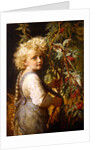 Gathering Red Berries by Karl Wilhelm Friedrich Bauerle
