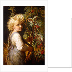 Gathering Red Berries by Karl Wilhelm Friedrich Bauerle