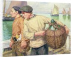 Breton fishermen, 1932 by Pierre Boissart