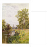 The Thames at Purley, 1884 by William Bradley