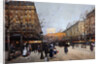 Les Champs Elysees, Paris by Eugene Galien-Laloue