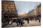 Les Champs Elysees, Paris by Eugene Galien-Laloue