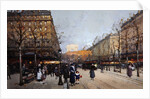 Les Champs Elysees, Paris by Eugene Galien-Laloue