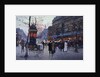 Paris street scene by Eugene Galien-Laloue