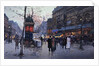Paris street scene by Eugene Galien-Laloue