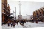 Place de la Bastille by Eugene Galien-Laloue