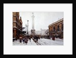 Place de la Bastille by Eugene Galien-Laloue