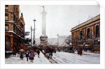 Place de la Bastille by Eugene Galien-Laloue