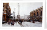 Place de la Bastille by Eugene Galien-Laloue