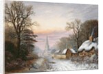 Winter landscape, 1869 by Charles Leaver