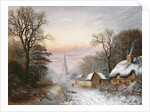 Winter landscape, 1869 by Charles Leaver