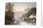 Winter landscape, 1869 by Charles Leaver