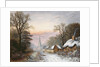 Winter landscape, 1869 by Charles Leaver