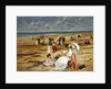 Beach at Courseulles by Henri Michel-Levy