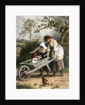 The Wheelbarrow by Myles Birket Foster