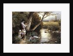 By the Stream by Myles Birket Foster