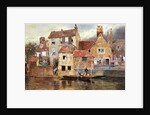The Old Cottages at Eton by Myles Birket Foster