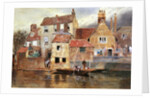 The Old Cottages at Eton by Myles Birket Foster