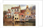 The Old Cottages at Eton by Myles Birket Foster