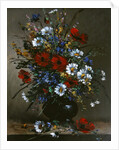 Poppies and Daisies by Eugene Henri Cauchois